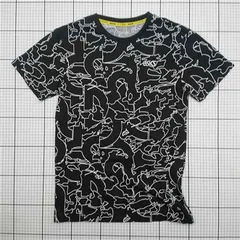 ◇ ⊂ アシックスタイガー asicsTIGER 2191A225 JSY AOP SS T ブラック系 メンズ E  【1512220074635】