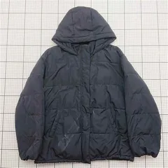 ◇ ⊇ コルザ COLZA フード付き中綿ジャケット Lサイズ ブラック系 レディース E  【1512220074550】