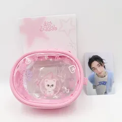 StrayKids ヒョンジン 5'CLOCK クリアポーチ ペンミ トレカ フォト カード CLEAR POUCH ストレイキッズ スキズ SKZ
