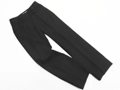 NATURAL BEAUTY BASIC ナチュラルビューティーベーシック ウール混 ストライプ スラックス パンツ sizeS/黒 ◇■ レディース