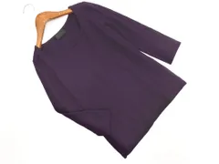 UNTITLED アンタイトル ウール100% ニット セーター size6/紫 ◇■ レディース