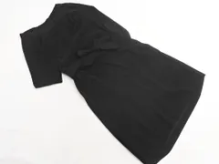 URBAN RESEARCH ROSSO アーバンリサーチロッソ Vネック ベルト紐付き Iライン ワンピース sizeF/黒 ■◇ レディース