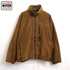 90s USA製 vintage patagonia シンチラ フルジップ フリースジャケット メンズ 表記Lサイズ