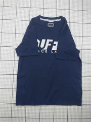 ◇ ⊂ ダファーオブセントジョージ DUFFER ST.GEORGE ブラックレーベル ロゴTシャツ ネイビー メンズ S E  【1512220083903】