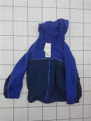 ◇ ⊇ ユニクロ UNIQLO ポケッタブルパーカー キッズ 120cm ブルー系 E  【1512220083675】