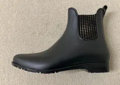 サイドゴア コンフォートレインブーツ｜黒｜日本製（835）