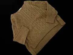 grove グローブ ウール混 ケーブル編み ニット セーター sizeM/ベージュ ◇■ レディース
