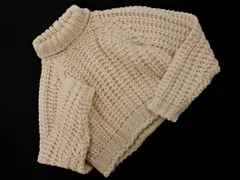 UNSPARE アンスペア ショート丈 タートルネック ニット セーター sizeF/オフホワイト ◇■ レディース