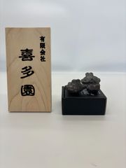石 置物 水玉 金 essential store vintage conran - メルカリ