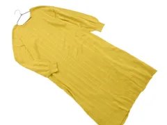 VIS ビス ニット ワンピース sizeF/マスタード ◇■ レディース