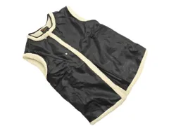 Kastane カスタネ フェイクレザー ボア リバーシブル ベスト sizeF/白ｘ黒 ◇■ レディース