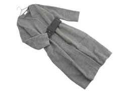 KBF ケービーエフ アーバンリサーチ ウール混 ベルト付 ノーカラー コート sizeONE/グレー ◇■ レディース