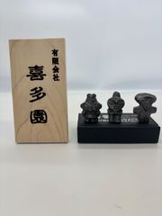 未使用 那智黒 ヤタガラス 八咫烏 熊野古道 置物 - メルカリ