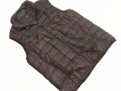 UNIQLO ユニクロ ウルトラライト ダウンベスト sizeL/ブラウン ◇■ メンズ