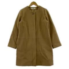 NATURAL BEAUTY BASICナチュラルビューティーベーシック   ノーカラーコート sizeL/ベージュ