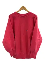 チャンピオン Champion 90s～ Vintage ヴィンテージ 刺繍タグ リバースウィーブ  Reverse Weave 無地  US古着 USA製 赤系 ピンク系 XL スウェット ピンク LLサイズ 101MT-5628