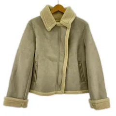 STRAWBERRY-FIELDS  ストロベリーフィールズ 裏ボアジャケット size表記なし/ライトグレージュ