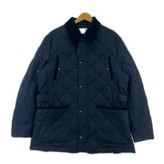 CAFÉ SOHO カフェソーホー タグ付き キルティングダウンジャケット sizeLL/ネイビー