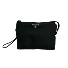 プラダ PRADA Re-Nylonクラッチバッグ 2NE789 ブラック ナイロン ユニセックス クラッチバッグ