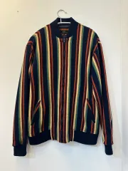 マックレガー ヴィンテージ 縦 ストライプ ニット ジップアップ