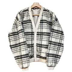 🔳ZARA チェック柄 カーディガンジャケット M 裏地付き