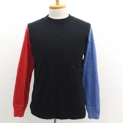 Paul Smith / ポールスミス ◆長袖Ｔシャツ/ブラック×レッド×ブルー/サイズM 【メンズ/MEN/男性/ボーイズ/紳士】 メンズファッション【中古】 