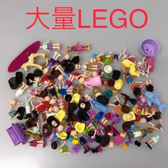 中古 LEGO レゴ フレンズ　ディズニープリンセス　系  ミニドール　フィギュア　ミニフィグ　バラバラ　パーツ　大量　まとめ売り NP-689 ※ヘッド　トルソー　レッグ　ヘアー　小物　男の子　女の子　ペット　イルカ　馬　装飾品　他 361