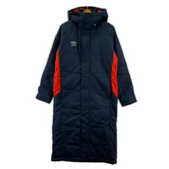 umbro アンブロ 2wayフード付き 中綿 ベンチコート sizeS/ネイビー