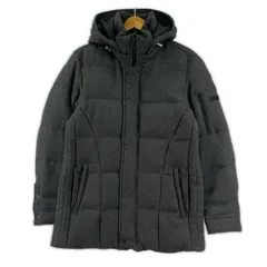 NICOLE CLUB FOR MEN ニコルクラブフォーメン 2wayフード付きダウンジャケット size46/チャコールグレー