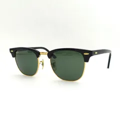 Ray Ban / レイバン ◆クラブマスター サングラス アイウェア ブラック ゴールド RB3016 【サングラス/メガネ/眼鏡】 ブランド【中古】 