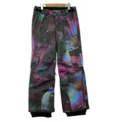 O'NEILL オニール 総柄 スノーボードウェアパンツ size36/S/チャコール×ピンク×グリーン