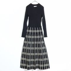 ピンクハウス☆ドットpt♪ティアードスカート 黒系 マーメイド風  