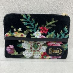 FEILER ドイツ製 花柄ポーチ シェニール織 未使用 タグ付き - メルカリ