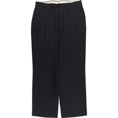 古着 ストライプ柄 ツータック スラックスパンツ USA製 メンズw34相当/eaa607492