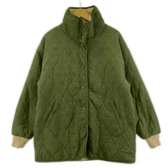 FREAK'S STORE フリークスストア リバーシブル 中綿ジャケット sizeF/グリーン/ベージュ