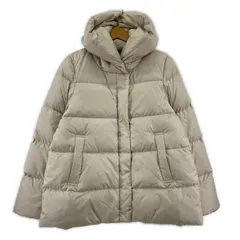 NATURAL BEAUTY BASIC ナチュラルビューティーベーシック フーデッドダウンジャケット sizeM/ライトピンク