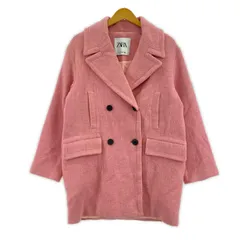 ZARA ザラ タグ付き ダブルボタンコート sizeEUR XS/ピンク