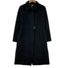 ROPE  ロペ アンゴラ混コート size9AT/ブラック