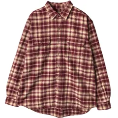 古着 フィールドアンドストリーム FIELD&STREAM チェック柄 長袖 フランネルチェックシャツ メンズXL相当/eaa609230