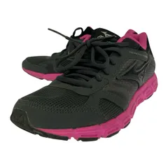 MIZUNO ミズノスニーカー size23.0/ダークグレー×ピンク