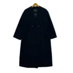 IENA SLOBE イエナ スローブ ウール ノーカラーコート size36/ブラック