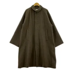 CITEN シテン ウール混 ロングコート sizeL/ブラウン