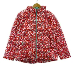 L.L.Bean エルエルビーン 総柄 裏ボアダウンジャケット sizeXL 18/ピンク