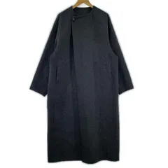 TODAYFUL トゥデイフル ノーカラー ロングコート size表記なし/チャコール