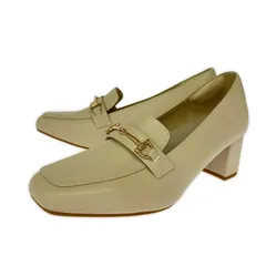 ORiental TRaffic オリエンタルトラフィック ヒール ビットローファー size39/ベージュ