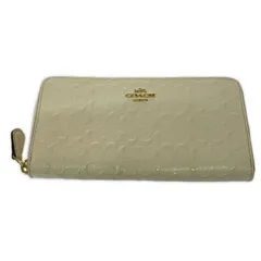 COACH コーチ F54805 ラウンドファスナー長財布/オフホワイト