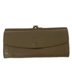 IL BISONTE イルビゾンテ がま口長財布/グレージュ