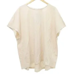 シンプリシテェ SIMPLICITE タグ付き バックタックフレア Tシャツ カットソー F パステルピンク ■GY99