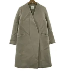 UNITED TOKYO ユナイテッドトウキョウ ノーカラーコート size1/グレージュ