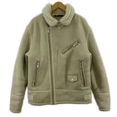 ZARA ザラ ムートンコート sizeEUR XL/ライトベージュ